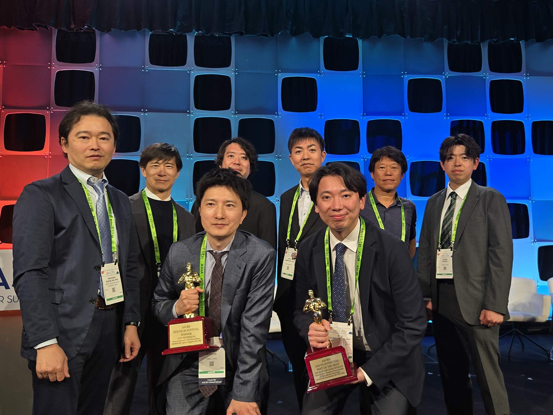 2026 ASCRS Film Festivalにて、NEXT制作のビデオが2つのタイトルを獲得