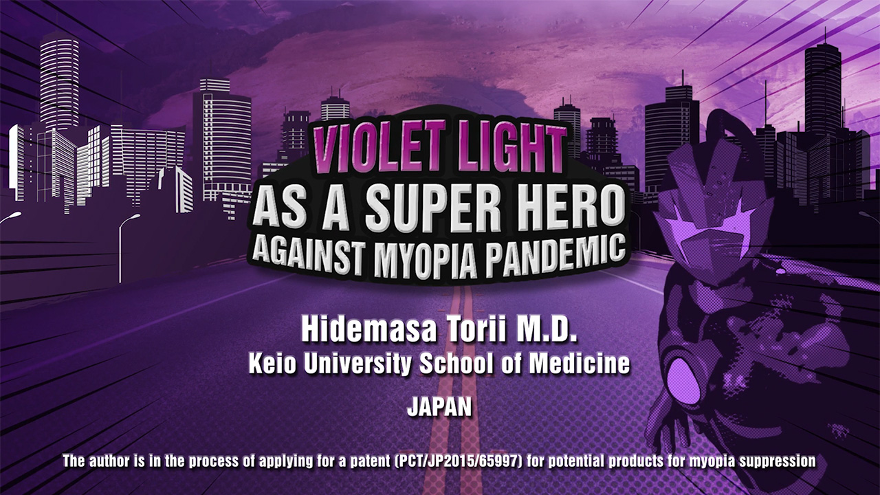 Violet Light as a Super Hero Against Myopia Pandemic