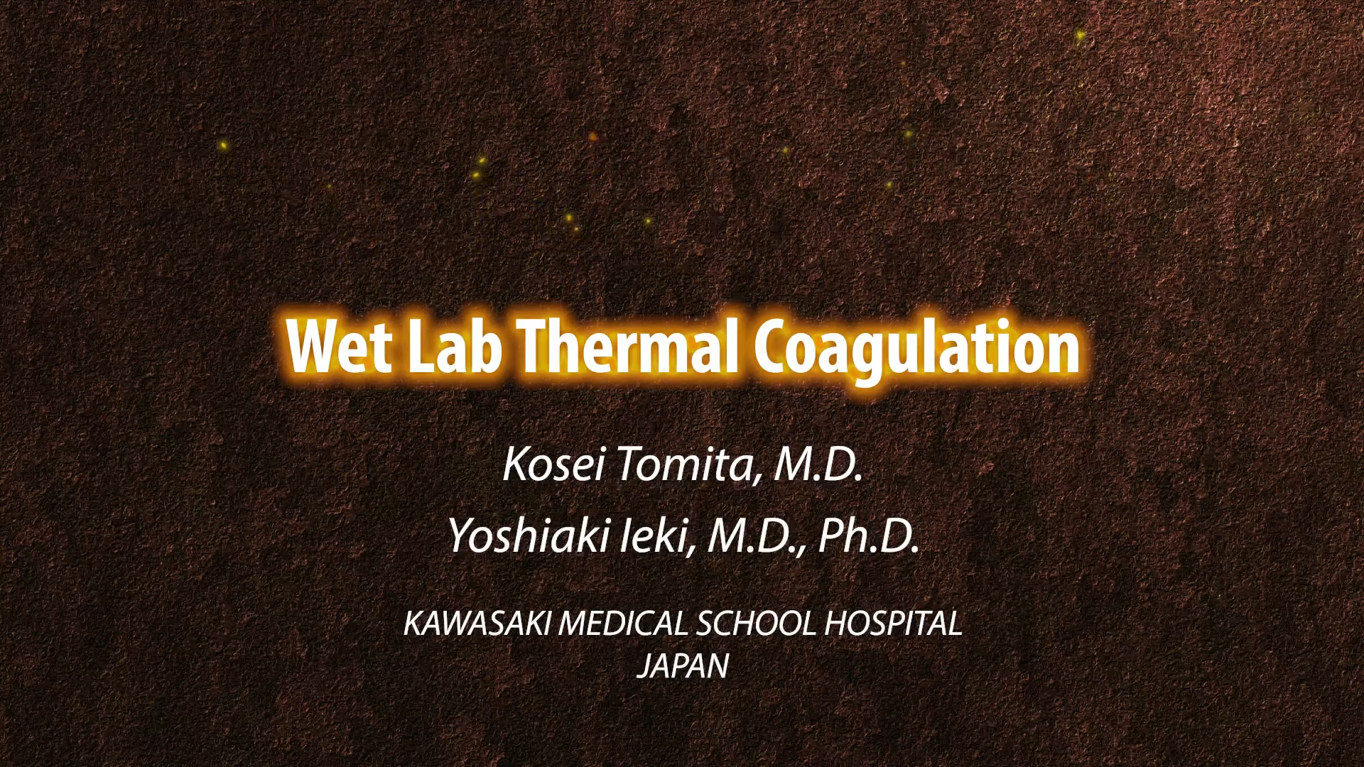 Wet lab thermal coagulation